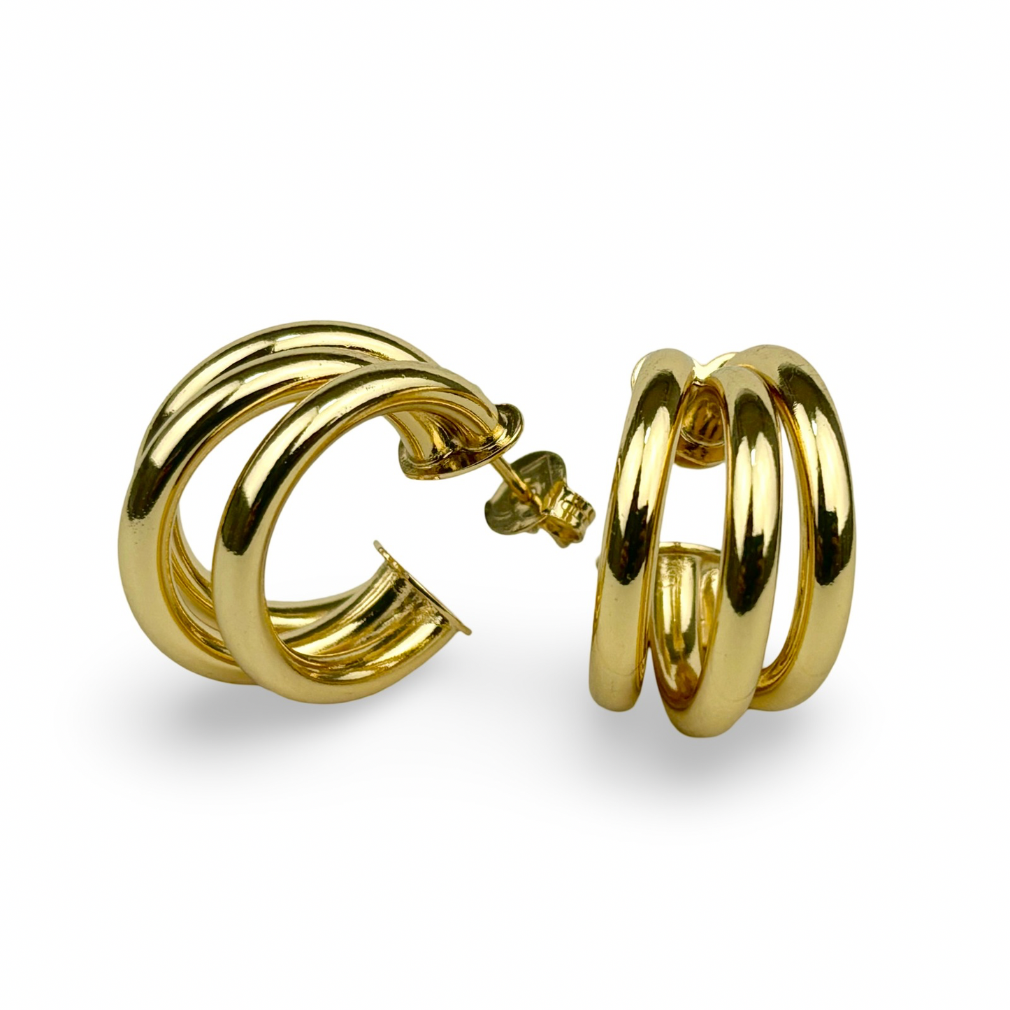 Ester Triple Hoop Earring