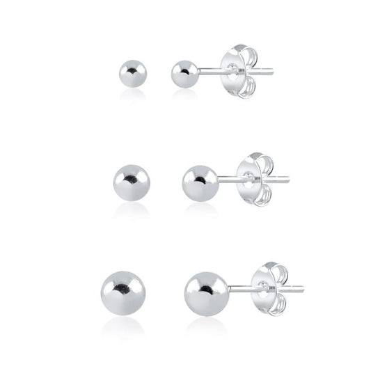 Polka Dot Trio - 925 Silver Plated