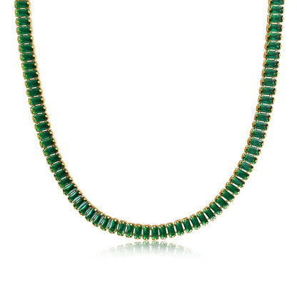 Choker Riviera Verde Esmeralda